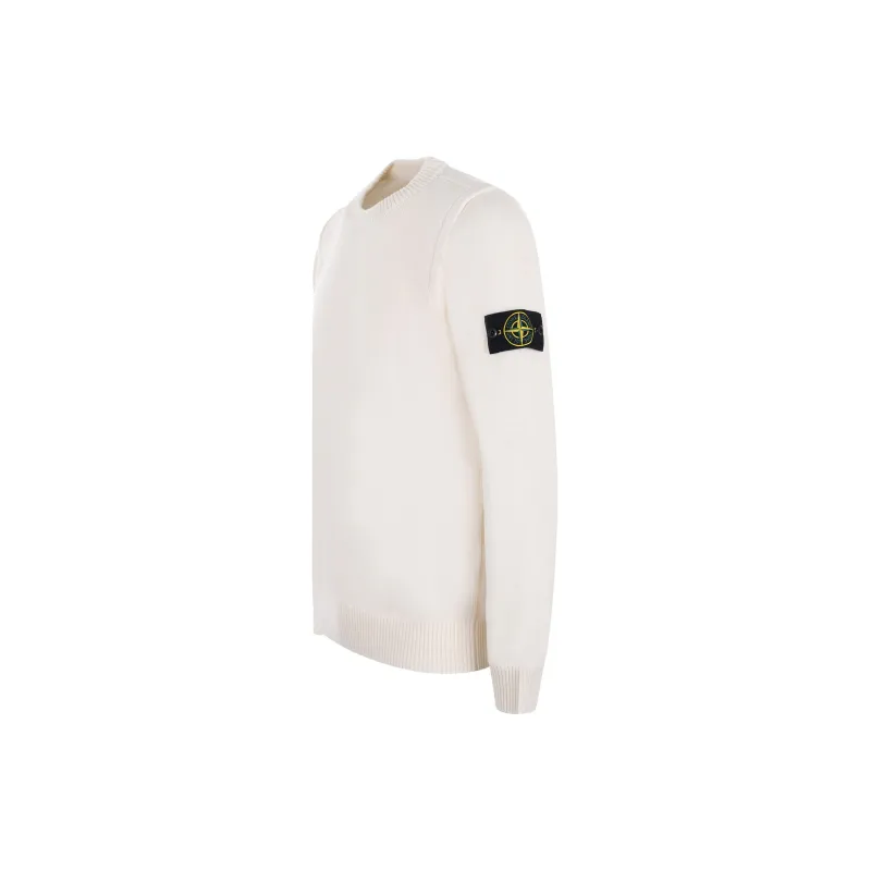STONE ISLAND Crewneck Long-Sleeve Knit Jumper-2