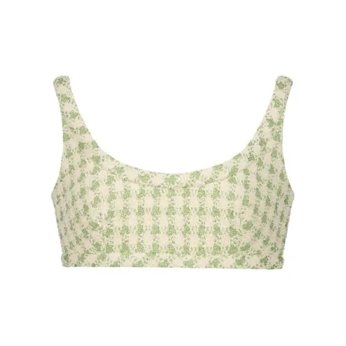 GIAMBATTISTA VALLI Check-pattern Tweed Crop Top