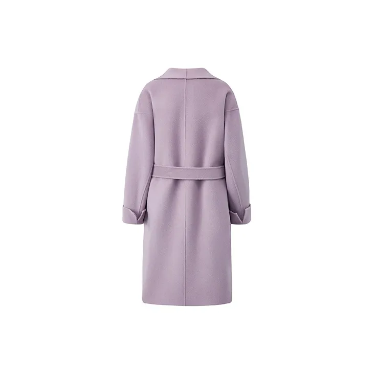 PEACEBIRD Coat Women's Gray Purple-1