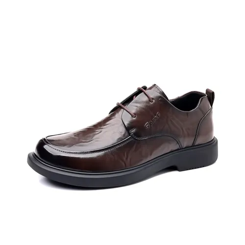 SHUPATE Dress Shoes Men Low Top Black/Brown