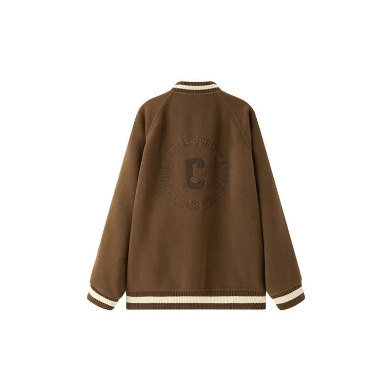PEACEBIRD x CASPER Baseball Jacket Women's-5