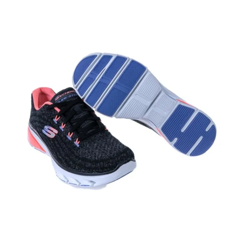 Skechers Skechers Glide-step Sport Anti-Slip Wear-Resistant Low-Top Running Shoes Women's Black Pink-4