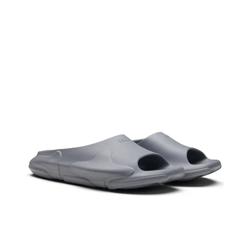 EQLZ EQUALIZER Oasis Quiet Abrasion Resistant Slide Slippers Unisex Phantom Gray-2