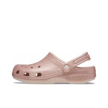 Crocs Classic Glitter Clogs 'Pink' Women's