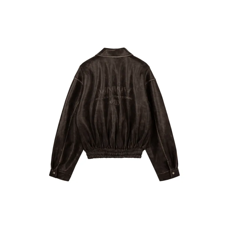 MOONWAV Leather Jackets Jackets & Coats Unisex-8