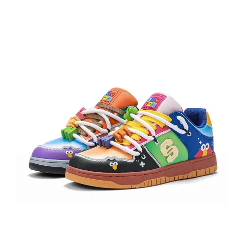 SESAME STREET Low Top Skateboard Shoes Unisex