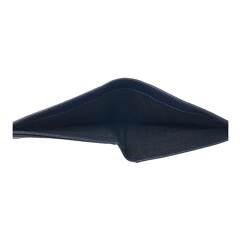 AMIPARIS De Coeur Calfskin Wallet Men's Marine Blue-6