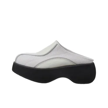 Open Yy Wrap-toe Slippers Women's White