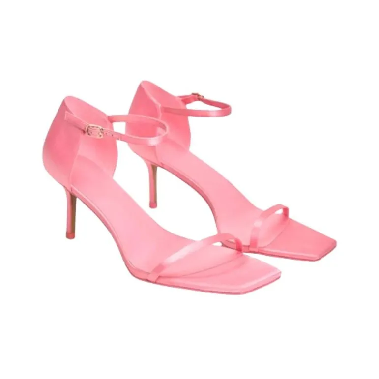 12 STOREEZ 70mm Satin Sandals Women's-2