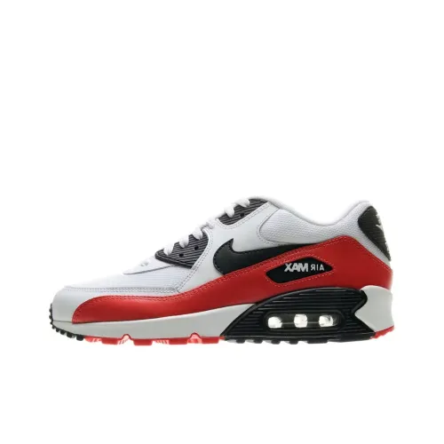 Nike Air Max 90 Essential White Black Light Crimson