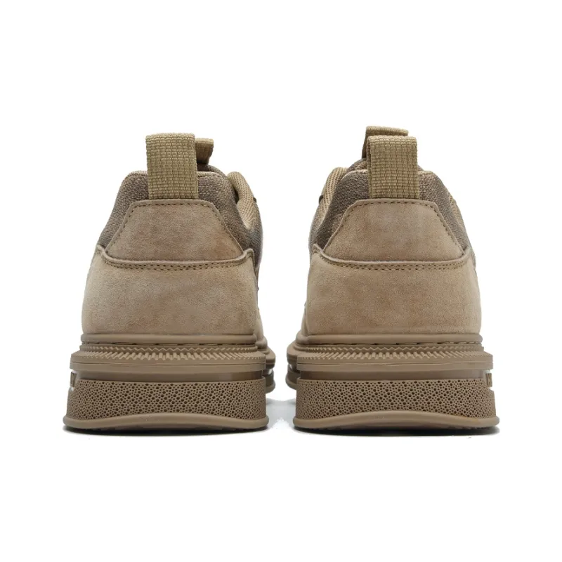 HLA Work Boots Men Low Top Brown-8