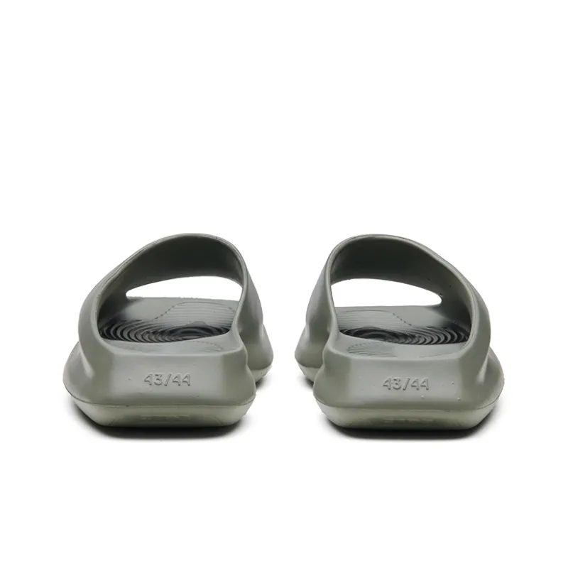 EQLZ EQUALIZER Quiet Abrasion Resistant Slide Slippers Unisex Moss Gray-5