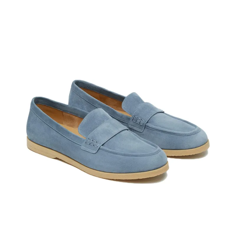 12 STOREEZ Loafers Women's Blue-3