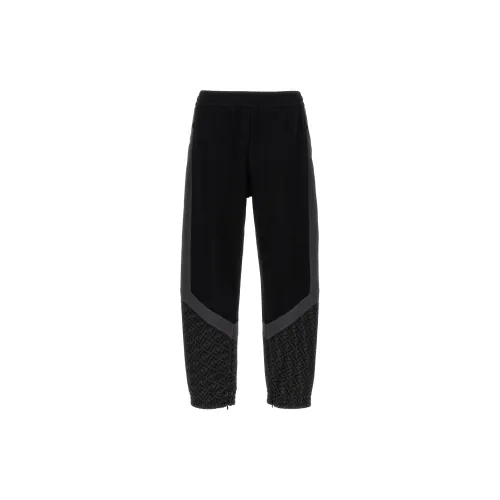 FENDI Sports Pants Men Black