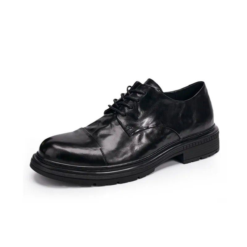 Brounvanm Men's Casual Shoes Men Low Top Black-1