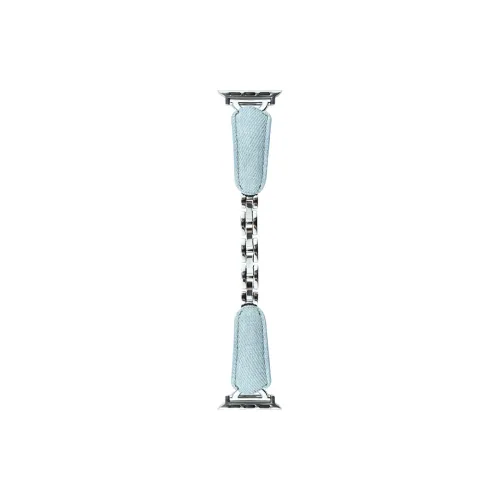 Yu Qing Watch Band Apple Compatibility Denim Material