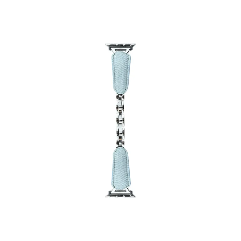 Yu Qing Watch Band Apple Compatibility Denim Material-0