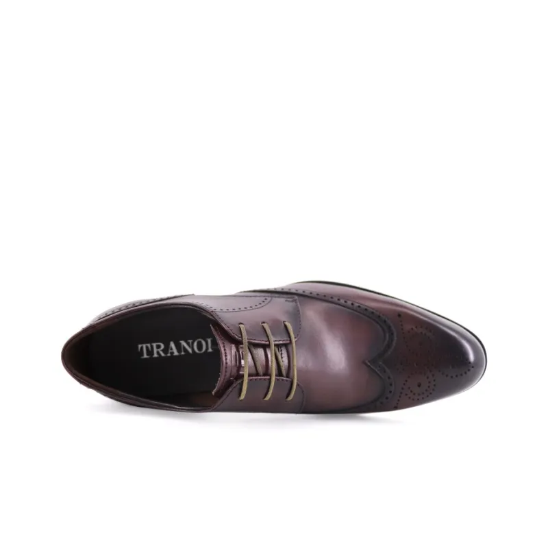 TRANOI Dress Shoes Men's Dark Brown-3