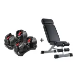 24 Kg X 2 Pcs+Multifunction Dumbbell Bench ❤️ Includes Base