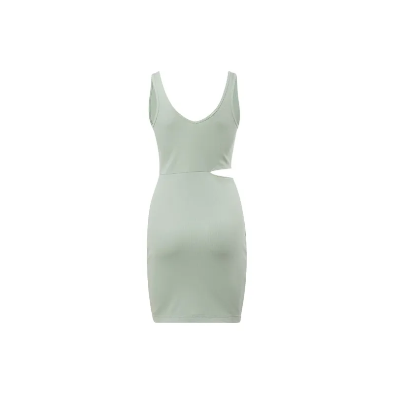 Reebok CL WDE SLIM DRESS Sleeveless Dress Women's Green-1