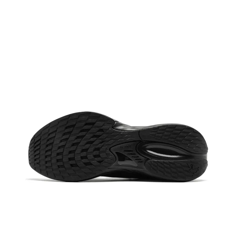 QIAODAN Rapid 2.0 Running Shoes Men Low Top Black Coal Gray-4