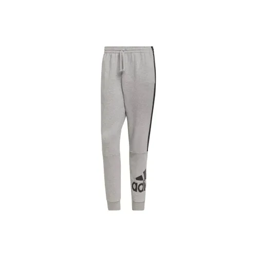 Adidas ESSENTIALS Knitted Sweatpants Men Gray