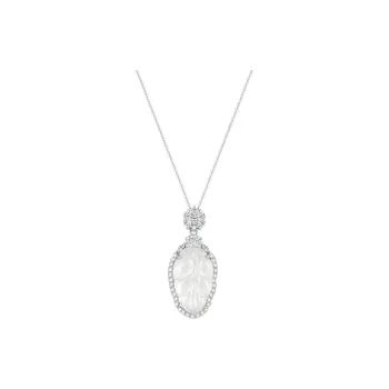 Liuzhen Hall Chalcedony Jade Necklaces Women's