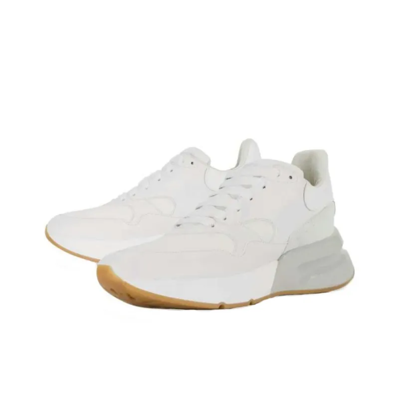 Alexander McQueen Low Top Casual Shoes Men's White-2