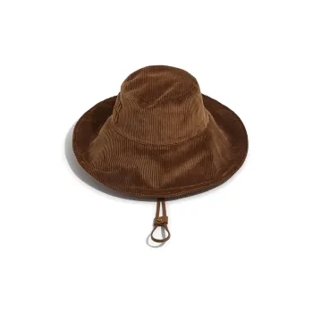 MIU MIU Cotton Bucket Hats Men's Brown