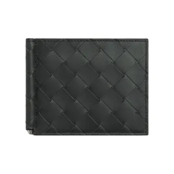 Bottega Veneta Intrecciato Bill Clip Bifold Wallet