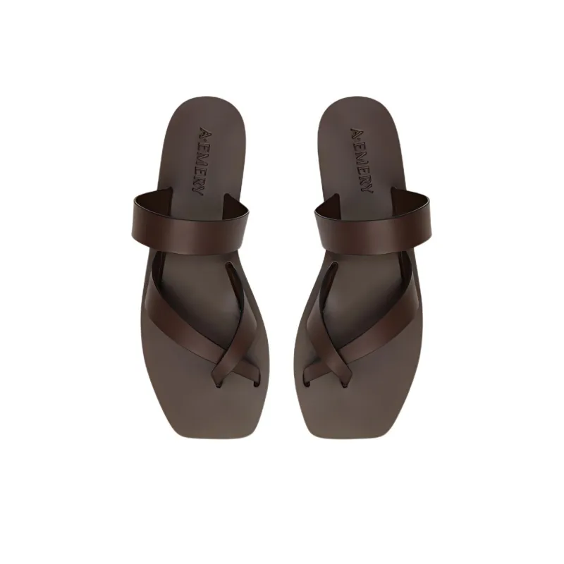 A.EMERY Slide Slippers Women's Brown-3