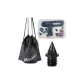 Large Capacity Backpack+Box Included Mixed Color Carbon Tip Nails (Set of 18 Pcs+Nail Pullers)