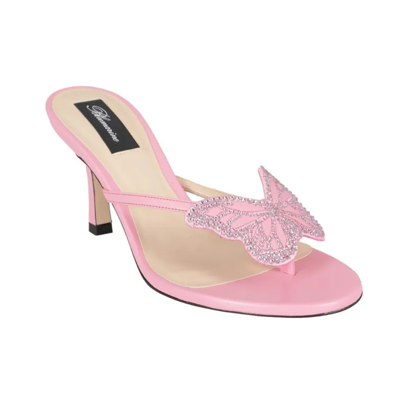 Blumarine Slide Slippers 5cm Women's Pink-2