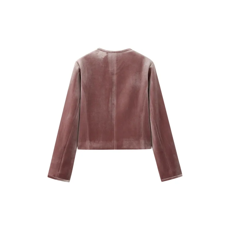 ZHOUMIAO Velvet feel Coat Women's-1