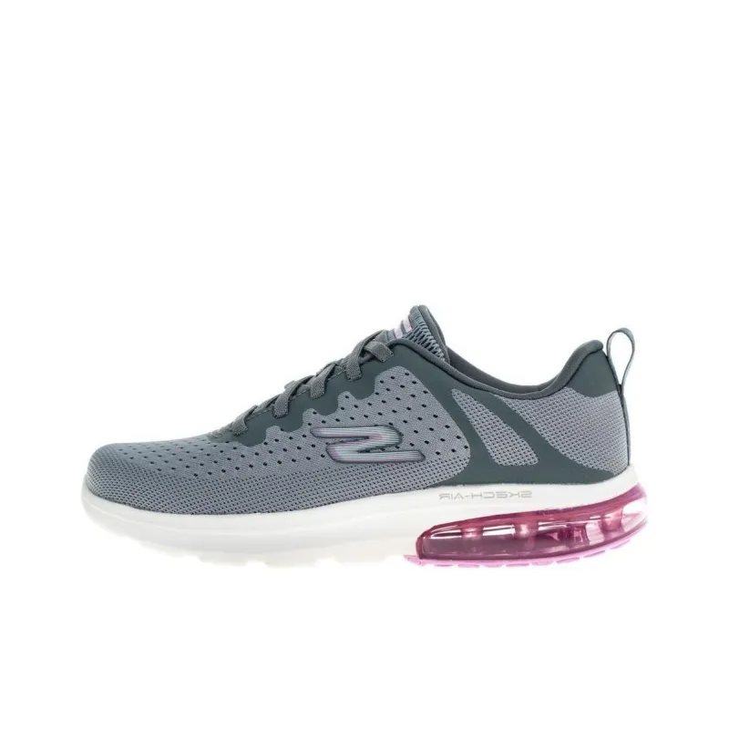 Skechers Go Walk Air 2.0 Cushioned Wear-Resistant Slip-Resistant Low-Top Casual Shoes Women's Gray Green-0