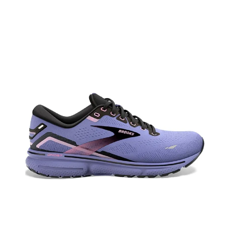 Brooks Ghost 15 Wear-Resistant Low-Top Running Shoes Women's Purple-1
