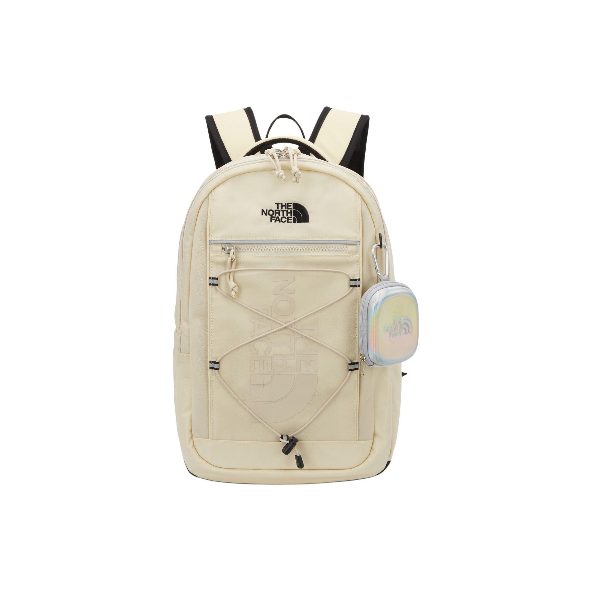 bebcdrshop trends north face backpack cream color POIZON