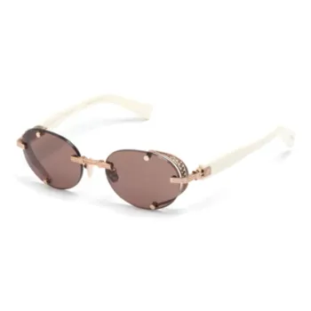 BALMAIN Eyewear Oval-frame Tinted Sunglasses
