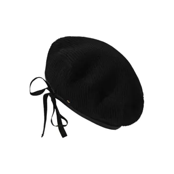 GUCCI Cotton Berets Women's Black