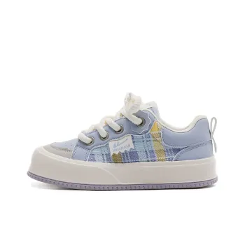 Warrior Warrior Wear resistant And Lightweight Low Top Skateboard Shoes Women's Light Blue Gray