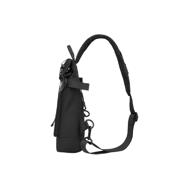 MUYKUY Water Resistant Oxford Crossbody Bag Shoulder Bag Unisex Black-2