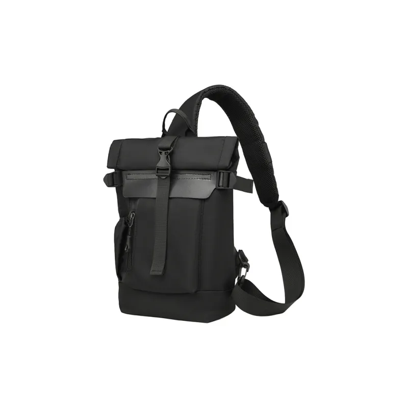 MUYKUY Water Resistant Oxford Crossbody Bag Shoulder Bag Unisex Black-1
