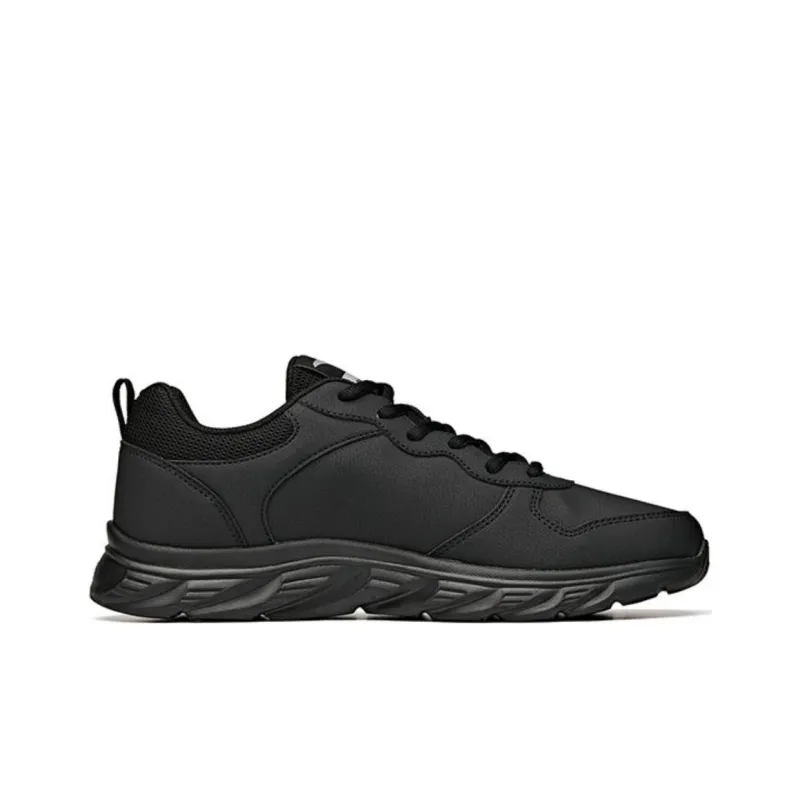 Anta Cushioned Wear-Resistant Water-Resistant Low-Top Casual Shoes Men's Black-1