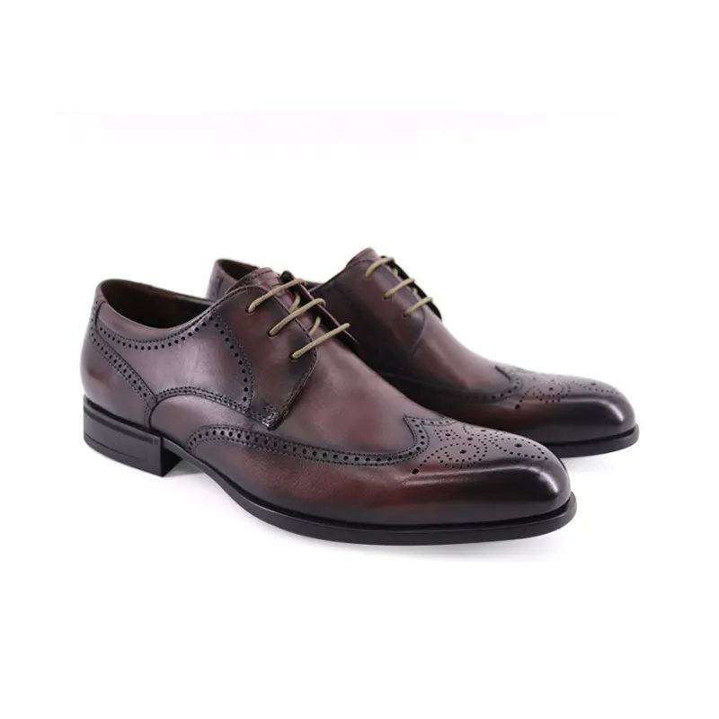 TRANOI Dress Shoes Men's Dark Brown-4