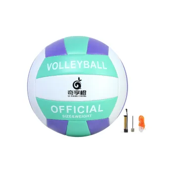 Strange Orange PVC Material Size 5 Ball Volleyball Unisex Blue Green White
