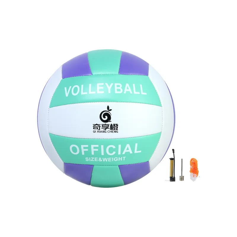 Strange Orange PVC Material Size 5 Ball Volleyball Unisex Blue Green White-0