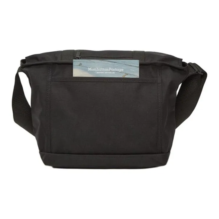 Manhattan Portage CORDURA Classic Fabric Messenger Bag Crossbody Bag Shoulder Bag Unisex Black-4