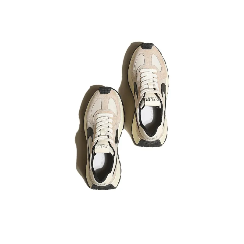 D FUSE SCANDINAVIA Cortez Shoes Lightweight Coverage Low Top Chunky Sneakers Women's Beige-2