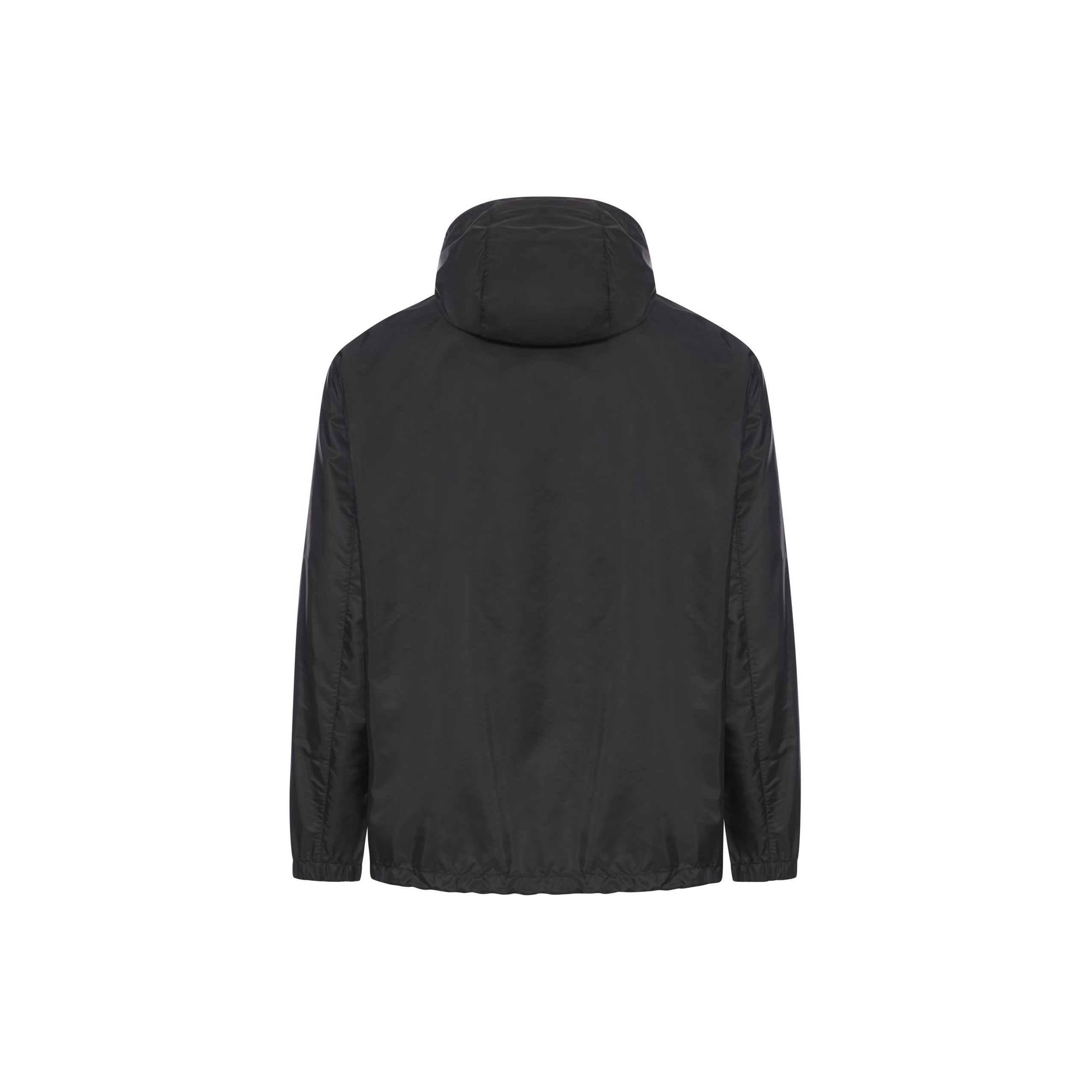 PRADA Logo Plaque Zip-Up Jacket Black L - POIZON PRADA Logo Plaque Zip-Up Jacket Black L - POIZON
