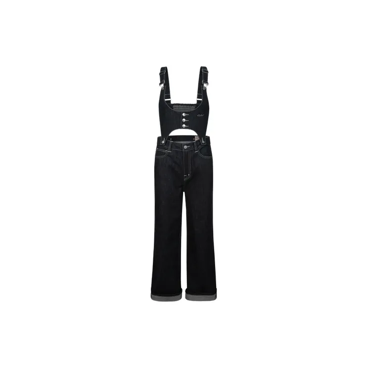 EVISU Jumpsuits Women's Denim Blue-1